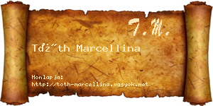 Tóth Marcellina névjegykártya